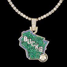 Load image into Gallery viewer, Milwaukee Bucks Pendant