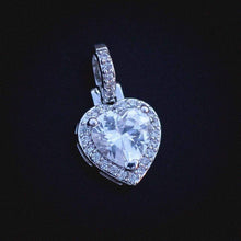 Load image into Gallery viewer, Iced Heart Pendant