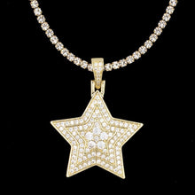 Load image into Gallery viewer, Layered Star Pendant