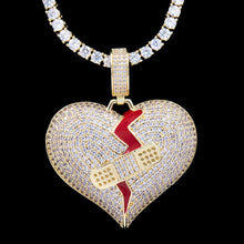 Load image into Gallery viewer, Scars Fade - Broken Heart Pendant