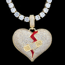 Load image into Gallery viewer, Scars Fade - Broken Heart Pendant