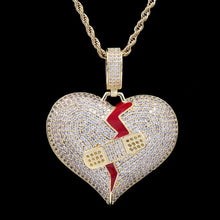 Load image into Gallery viewer, Scars Fade - Broken Heart Pendant