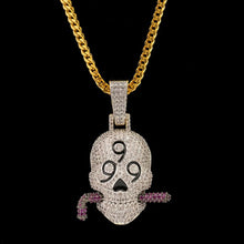 Load image into Gallery viewer, 999 Skull Pendant