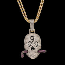 Load image into Gallery viewer, 999 Skull Pendant