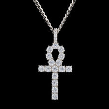 Load image into Gallery viewer, White Gold Ankh