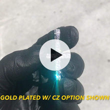 Load image into Gallery viewer, White Gold Diamond Cross