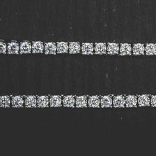 Load image into Gallery viewer, 22" 3mm Round Cut Tennis Necklace in White Gold
