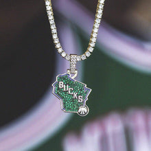 Load image into Gallery viewer, Milwaukee Bucks Pendant
