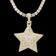 Load image into Gallery viewer, Layered Star Pendant
