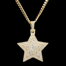 Load image into Gallery viewer, Layered Star Pendant

