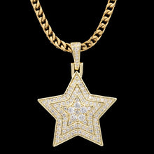Load image into Gallery viewer, Layered Star Pendant
