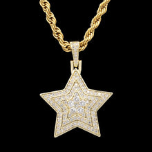 Load image into Gallery viewer, Layered Star Pendant
