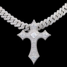 Load image into Gallery viewer, Clustered Diamond Cross

