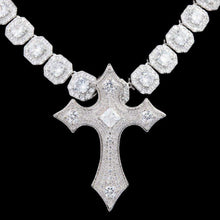 Load image into Gallery viewer, Clustered Diamond Cross
