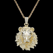 Load image into Gallery viewer, Gold Lion Pendant
