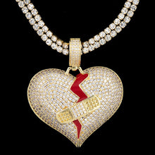 Load image into Gallery viewer, Scars Fade - Broken Heart Pendant
