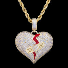 Load image into Gallery viewer, Scars Fade - Broken Heart Pendant
