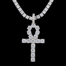Load image into Gallery viewer, White Gold Ankh
