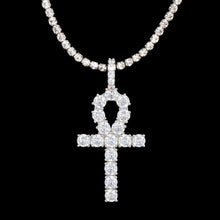 Load image into Gallery viewer, White Gold Ankh
