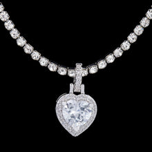 Load image into Gallery viewer, Iced Heart Pendant
